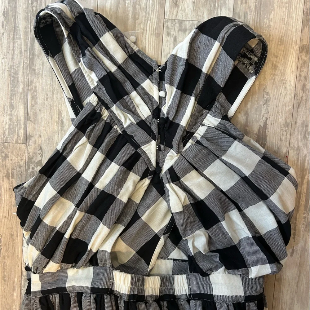 Anthropologie Verb by Pallavi Singhee Gingham Halter Dress - Picture 16 of 16